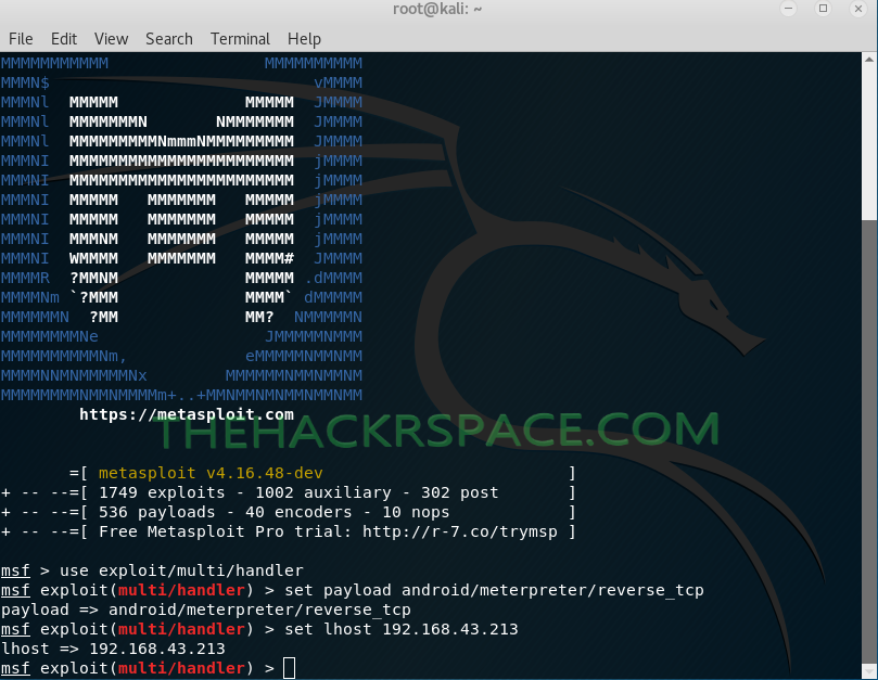 Hack Android Devices Using Msfvenom The Hackrspace